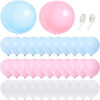 「 ANN Hardware 」 Pastel PinkBalloons Arch GarlandBaby Shower GenderBallon Birthday Party Decor งานแต่งงานหมั้นครบรอบ