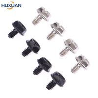 100pcs Toothed Hex 6/32 Computer PC Case Hard Drive Motherboard Mounting Screws For Motherboard PC Case CD-ROM Hard Disk Nails Screws  Fasteners