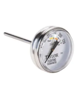 Taylor 5932 Large Dial Kitchen Cooking Oven Thermometer, 3.25 Inch Dial,  Stainless Steel, Silver