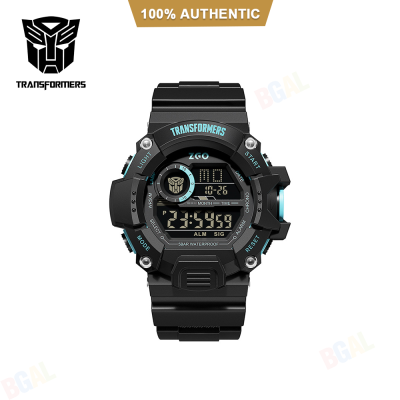 นาฬิกาทรานส์ฟอร์มเมอร์ของแท้100%,นาฬิกาป้องกันการขีดข่วนกันน้ำได้50เมตรสำหรับเด็กผู้ชาย7531 Transformers watches