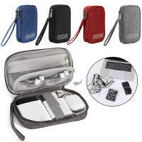 กระเป๋าเก็บของออแกไนเซอร์เคสกันน้ำแบบพกพาสาย USB Gadgets กระเป๋า Digital Travel Storage กระเป๋าเครื่องบดอุปกรณ์สูบ