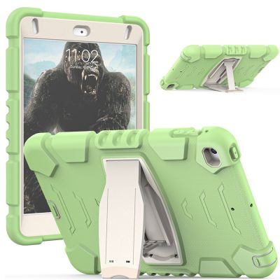 【DT】 hot  For Apple iPad mini 4 5 2019 A1538 A1550 A2133 A2124 A2126 Case Kids Safe Armor Shockproof PC Silicon Hybrid Stand Tablet Cover