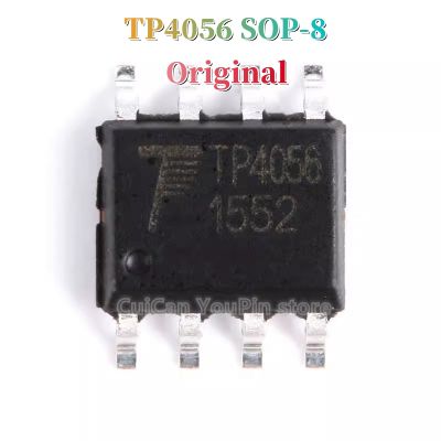 10ชิ้น TP4056ของแท้ SOP-8 1A ชิปสำหรับที่ชาร์จไร้สายแบตเตอรี่ลิเธียมไอออนเชิงเส้นแบบใหม่ดั้งเดิม