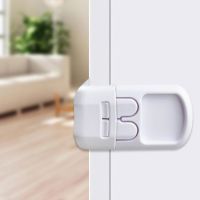 ✾♗ Plastic Cabinet Drawer Locks Anti-Pinching Hand Childproof Drawer Latches Safe Buckle for Children Kids Protection Home Security