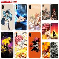 ♞✐✿ Soft Case For iPhone 13 12 11 Pro X XS Max XR 6 7 8 G Plus SE 2020 Mini Cover FAIRY TAIL Pattern