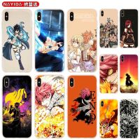 ☢❦✓ Soft Case For iPhone 13 12 11 Pro X XS Max XR 6 7 8 G Plus SE 2020 Mini Cover FAIRY TAIL Pattern