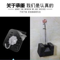 Hook stick from punching non-trace strong adhesive dormitory toilet metope kitchen wall hook behind the door even stick hook