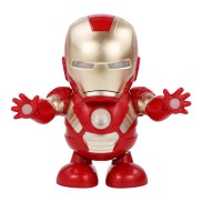 Robot nhảy múa Iron Man lật mặt nạ có đèn LED siêu đẹp siêu vui nhộn cho bé