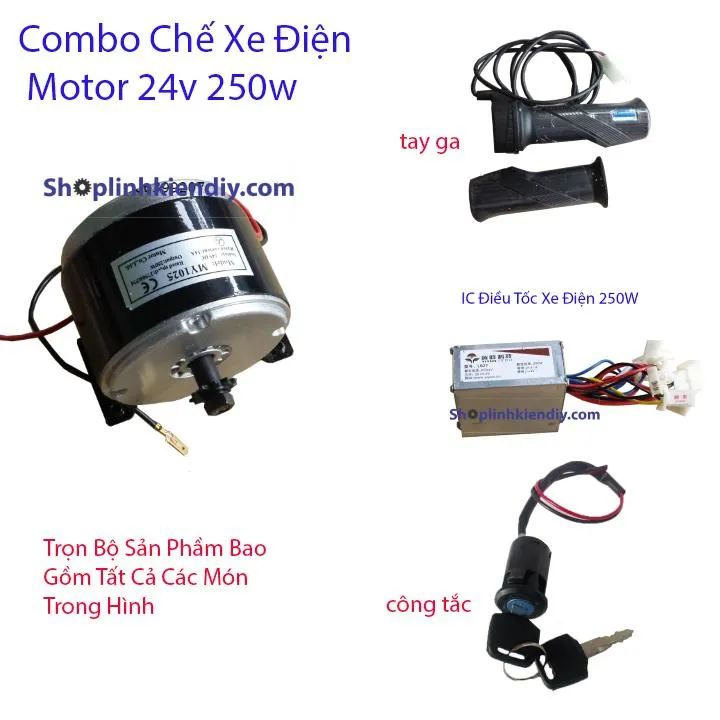 combo xe đạp điện motor 1224v  Lazadavn