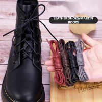 【hot sale】▣ D18 1Pair Cotton Waxed Shoelaces Round Oxford Shoe laces Boots Laces Waterproof Leather Shoelace Length 60/80/100/120/140/180 CM