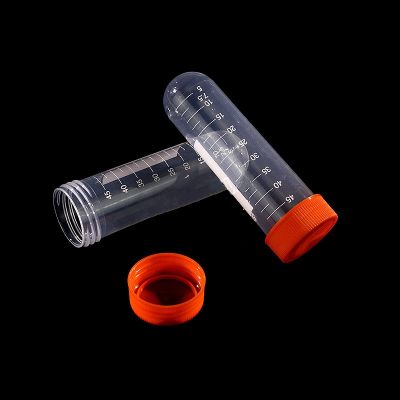 【YF】☒  Plastic Centrifuge Tubes With Scale 50 ml Test Tube Lid Graduation Diameter 28 mm Height 106 /