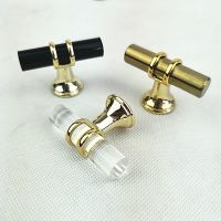 ▣ Modern one hole Gold Door Handles Kitchen Cabinet Handles Solid Drawer Knobs Fashion Furniture Handle Hardware