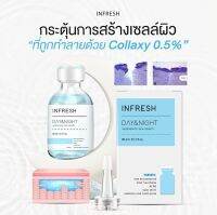 เซรั่มฟื้นฟูหลุมสิว infresh serum อินเฟรช 10มล.(No box :พกพา-ทดลอง) รูขุมขนตื้นกระชับขึ้น ใช้ได้ทั้งหญิงและชาย ใช้บำรุงเช้า-เย็น ผิวแพ้ง่ายใช้ได้