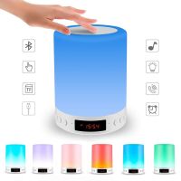 Portable Wireless Speaker Touch Pat Light Good-looking Colorful LED Night Light Bluetooth Player Table Lamp for Sleeps vitog YYK