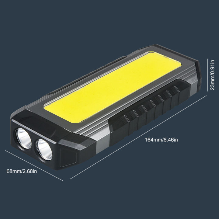 ไฟฉายพกพาแบบชาร์จแม่เหล็ก-led-spotlight-cob-floodlight-7โหมดไฟฉายแบบชาร์จไฟฉุกเฉิน