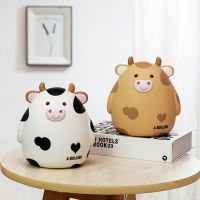 Cartoon Cute Cows Shaped Piggy Bank Money Box Money Plastic Coin For Attracting Money Jar Coins Money Box Child Gift
