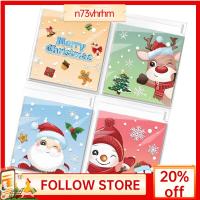 N73VHRHM 100Pcs คริสมาสต์ ถุงของขวัญลูกอม พลาสติกทำจากพลาสติก กาวในตัว ถุงใส่ขนม อุปกรณ์ปาร์ตี้ปาร์ตี้ ซานตาคลอส ถุงบรรจุภัณฑ์สำหรับอบคุกกี้ ของตกแต่งงานปาร์ตี้คริสต์มาส