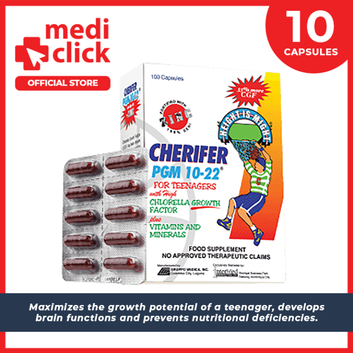 Cherifer PGM + Zinc 10 CAPSULES Lazada PH