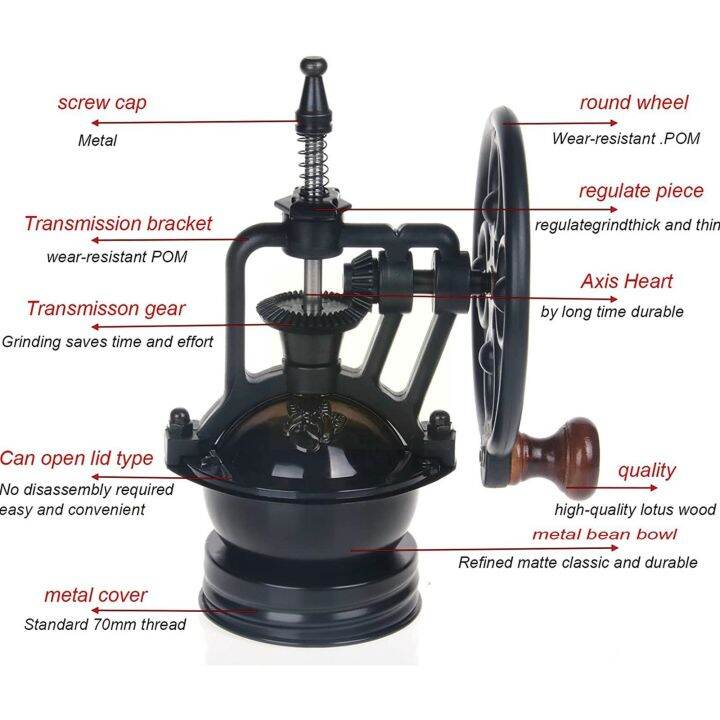 hot-new-ย้อนยุค-woodencoffeegrinder-เหล็กหล่อชิงช้าสวรรค์เครื่องชงกาแฟบ้าน-millwheel-ปรับ-n5h3