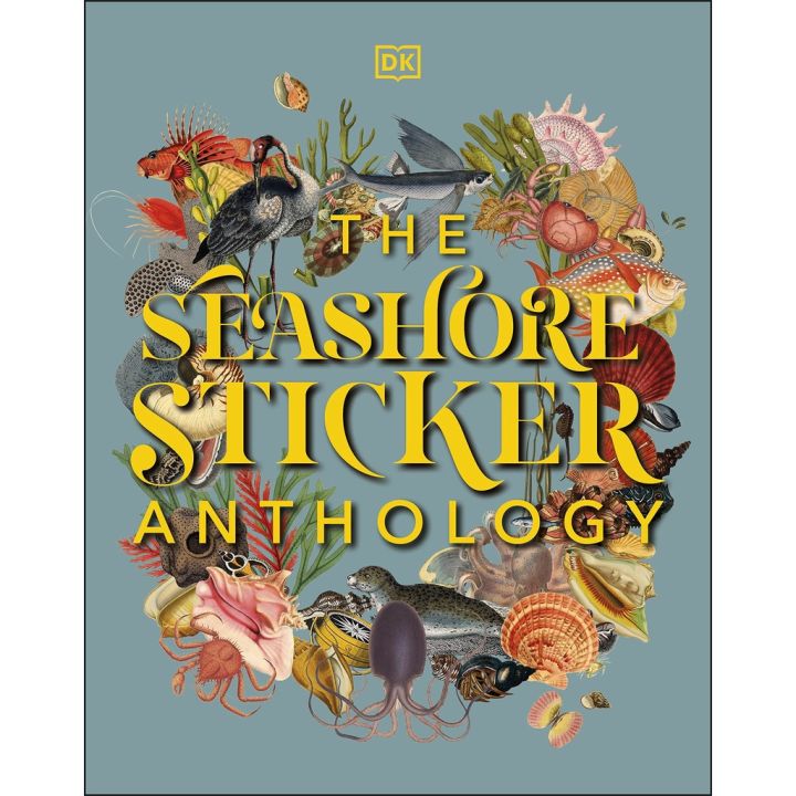 Positive attracts positive ! หนังสืออังกฤษใหม่พร้อมส่ง The Seashore Sticker Anthology [Hardcover]