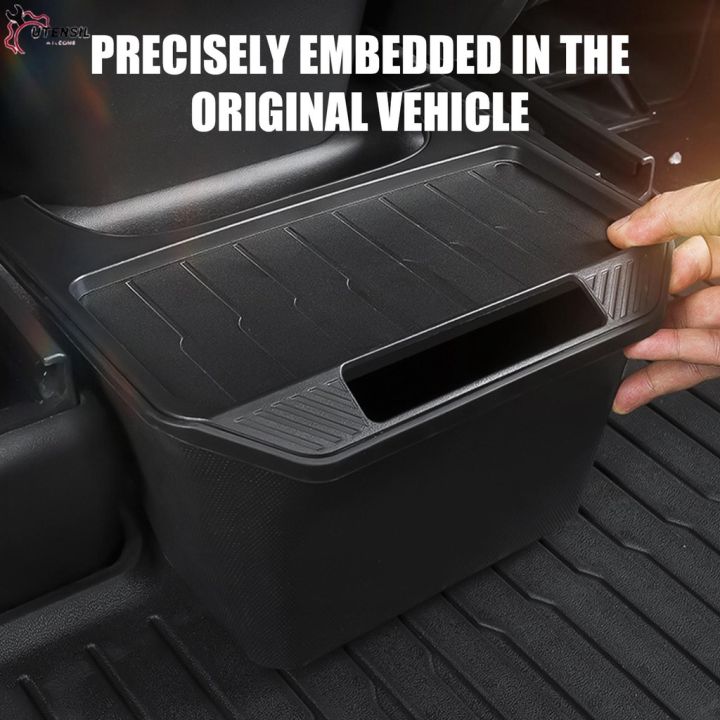กล่องเก็บของ-ซ่อนเบาะหลังรถยนต์-กันน้ํา-สําหรับ-tesla-model-y-2020-2023