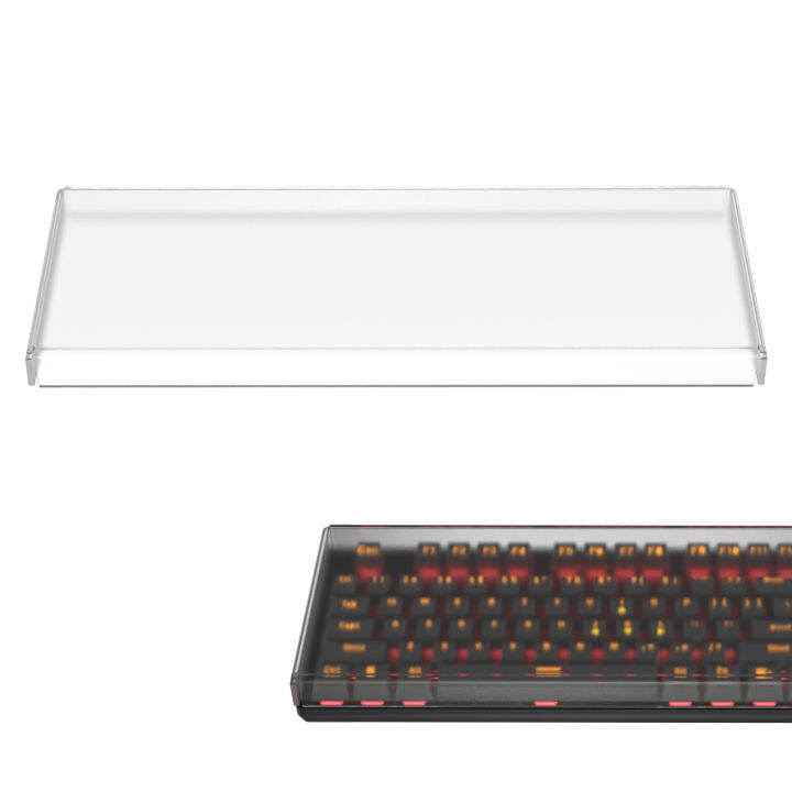Geekria Tenkeyless Keyboard Dust Cover, Clear Acrylic Keyboard Cover