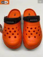 ADDA รองเท้าแตะลำลองแบบสวมหัวโตรุ่น 5TD24-M1 สีส้ม SIZE 7-10