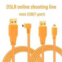 480Mbps 1.5M-8M สายมินิ USB กล้อง SLR USB คอมพิวเตอร์ Mini Tethered สายเคเบิลข้อมูลสำหรับ Canon 5D3 5D2 6D2 750D 80D