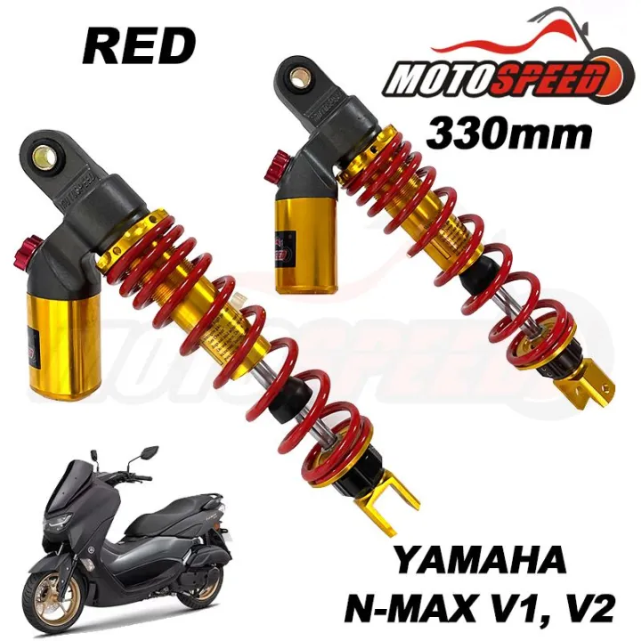 1Pair Rear Dual Shock With Gas Tank For NMAX155 Aerox PCX ADV NOUVO AND ...