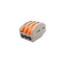 10PCS/lot 213 Compact Quick Connect Terminals Wire Connector Terminal Block Cable Terminal Convenient connection of wire