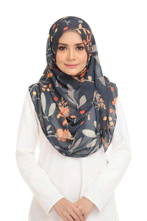 benang hijau instant shawl