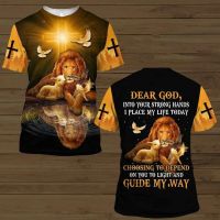 My God 3D all over print mens short sleeve mens and womens T-shirt