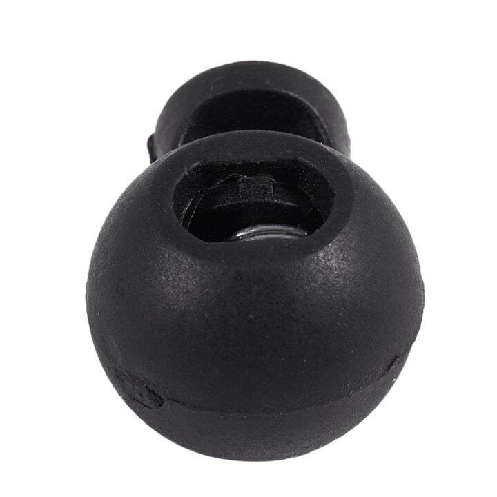 100-piece-cord-stopper-diy-black-plastic-connector-cord-lock-stopper-switch-cover