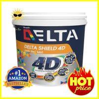 สีน้ำทาภายนอก DELTA SHIELD 4D BASE B กึ่งเงา 2.5 แกลลอนEXTERIOR WATER-BASED PAINT DELTA SHIELD 4D BASE B SEMI-GLOSS 2.5GAL **ทักแชทได้ค่ะ ยินดีบริการ**