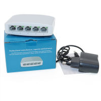 5Port 1000Mbps Gigabit Network Switch Ethernet Smart Switcher สวิตช์ฮับ RJ45 ประสิทธิภาพสูงอินเทอร์เน็ต VLAN Ethernet Splitter