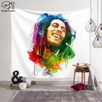 【cw】Reggae Bob Marley Funny cartoon Blanket Tapestry 3D Printed Tapestrying Rectangular Home Decor Wall Hanging style-3 ！