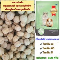 Smartheart Complete &amp; Balanced Formula อาหารหนูแฮมสเตอร์ ไจแอนท์ หนูขาว หนูถีบจักร(แบ่งขาย 500 กรัม)