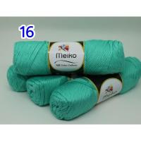 MEIKO ไหมพรม คอตตอน 4 Ply (เขียวเทอควอยซ์ 4 ม้วน)