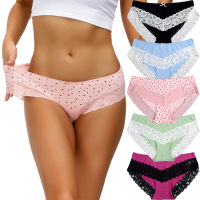 5pcsset cotton womens underwear set Comfort Underpants sexy lace ladies briefs for women sexy mid-rise womens panties