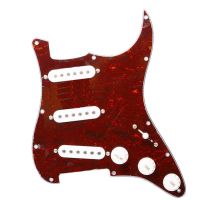 W12-68ขดลวดเดี่ยว SSS กีตาร์ Pickup Pickguard กีตาร์ไฟฟ้าสำหรับ ST Pickguard 3ชั้นกีต้าร์ไฟฟ้าชิ้นส่วนเครื่องมือ Pickguard