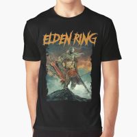 Elden Ring Game Tshirt Graphic T Shirts Undead Knight Dark Souls Game Tee Tee Shirts Gildan Spot 100% Cotton