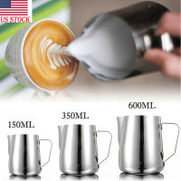 New Hot Fashion 3 Sizes Stainless Steel Milk Craft Coffee Latte Frothing Art Jug Pitcher Mug Cup