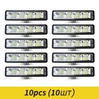 ไฟหน้า Led 12V 24V สำหรับรถมอเตอร์ไซค์รถบรรทุกรถแทรกเตอร์เรือรถยนต์สปอตไลท์ Led 72W ทำงานออฟโร้ด