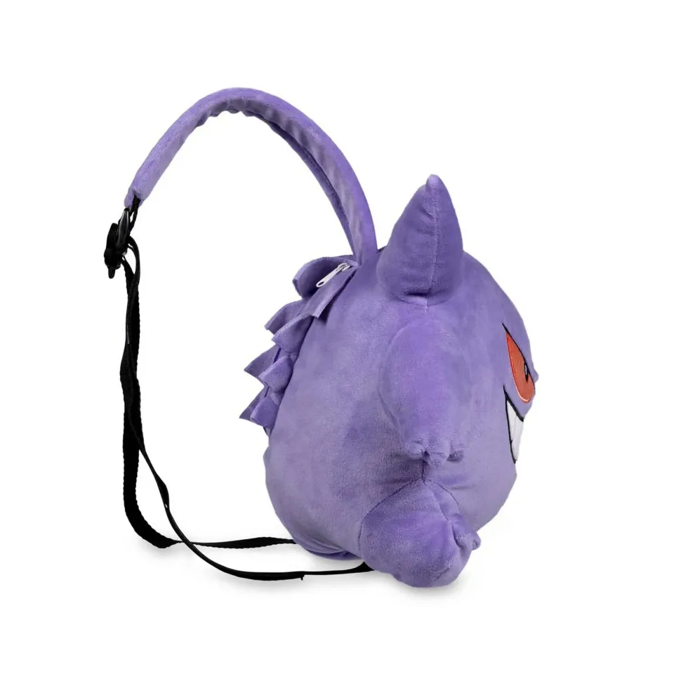 Cute Pokemon Backpack Kawaii Japanese Style Plush Bag Gengar Eevee Snorlax  Backpack Schoolbag Cosplay Props Fashion Gifts