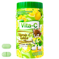 Vita-C Vitamin C Tablet วิตามินซี ไวต้า-ซี T-Man ทีแมน  กระปุก1000เม็ด รสมะนาว