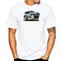 Casual Male Tees Classic Korean Car Fans Santa Fe Printed Koolart Cartoon T Shirt Whitemens Tee Shirts