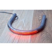 LOCHOSHI Modified Cafe Racer Universal Seat Frame Hoop t Loop with LED ke Turn Singal Light for Honda CB Yamaha XS