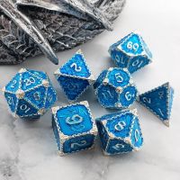 【LZ】 CRitaly Dragon DND Metal Dice Set D   D Dice Set D4   D20 poliédrico RPG Dices para jogos de tabuleiro Dungeons and Dragons 7 peças