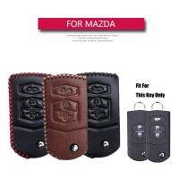 fvdbsdv Leather Car Key Cover For Mazda 2 3 5 6 CX5 CX-7 CX3 CX-9 RX-8 MX5 MPV Atenza Axela 2008 2010 2011 2014 2015 2018 2020