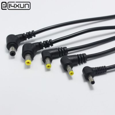 1pcs 5.5*2.5mm 2.5*2.1mm 4.8*1.7mm 4.0*1.7mm 3.5*1.35mm 2.5*0.7mm DC Power Plug with 30cm Cable Black Charging Connector Electrical Connectors